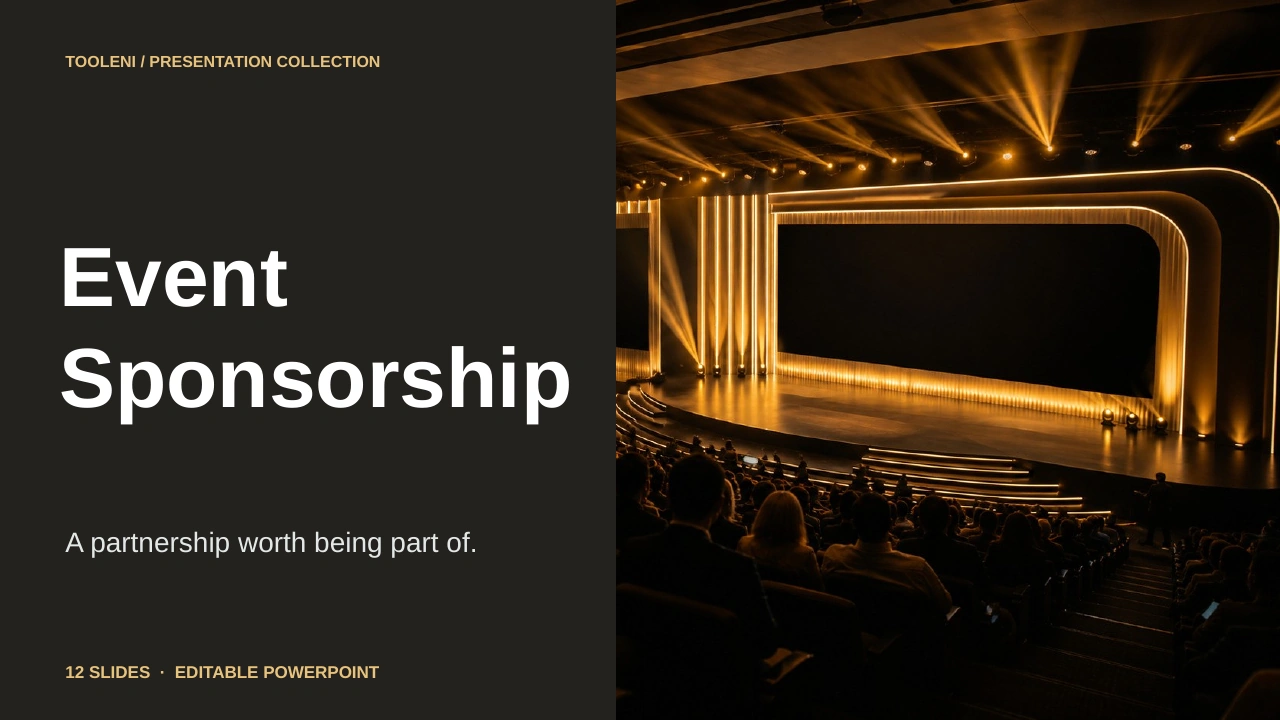 Event Sponsorship Proposal — preview of the included template